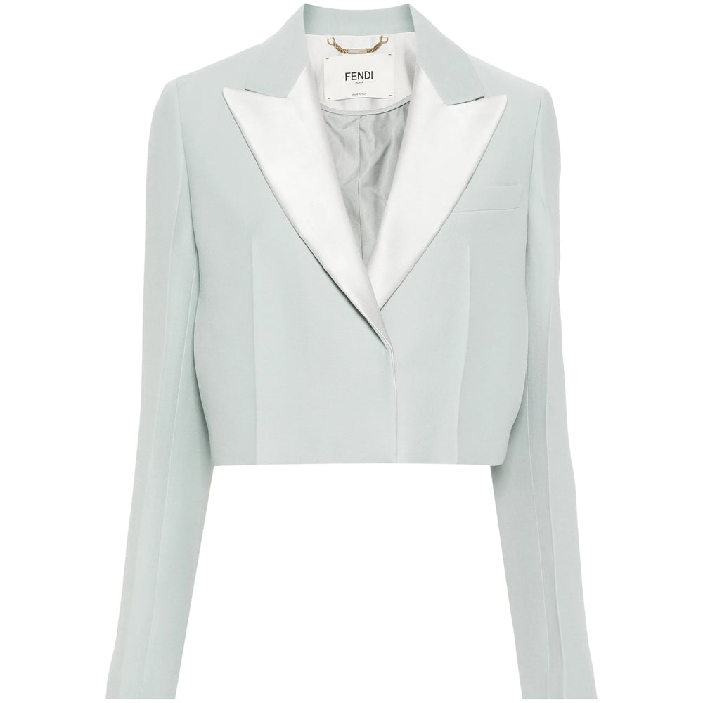 Fendi Blue Jackets - Blazers Women
