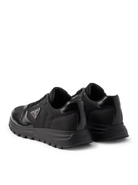 Prada Prada Men Prax 01 Sneakers In Re-Nylon And Brushed Leather