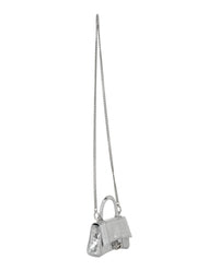 Balenciaga Balenciaga Womens Hourglass Micro Mini Bag With Chain