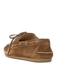 Miu Miu Miu Miu Women Unlined Loafers In Delave` Suede