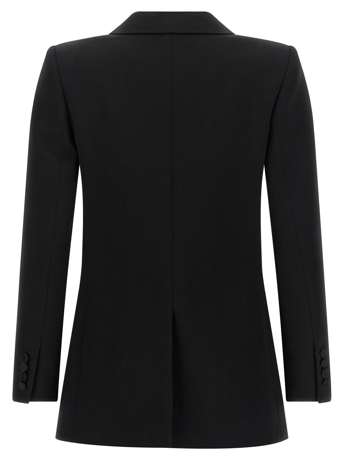 SAINT LAURENT Saint Laurent Women Satin Lapel Blazer