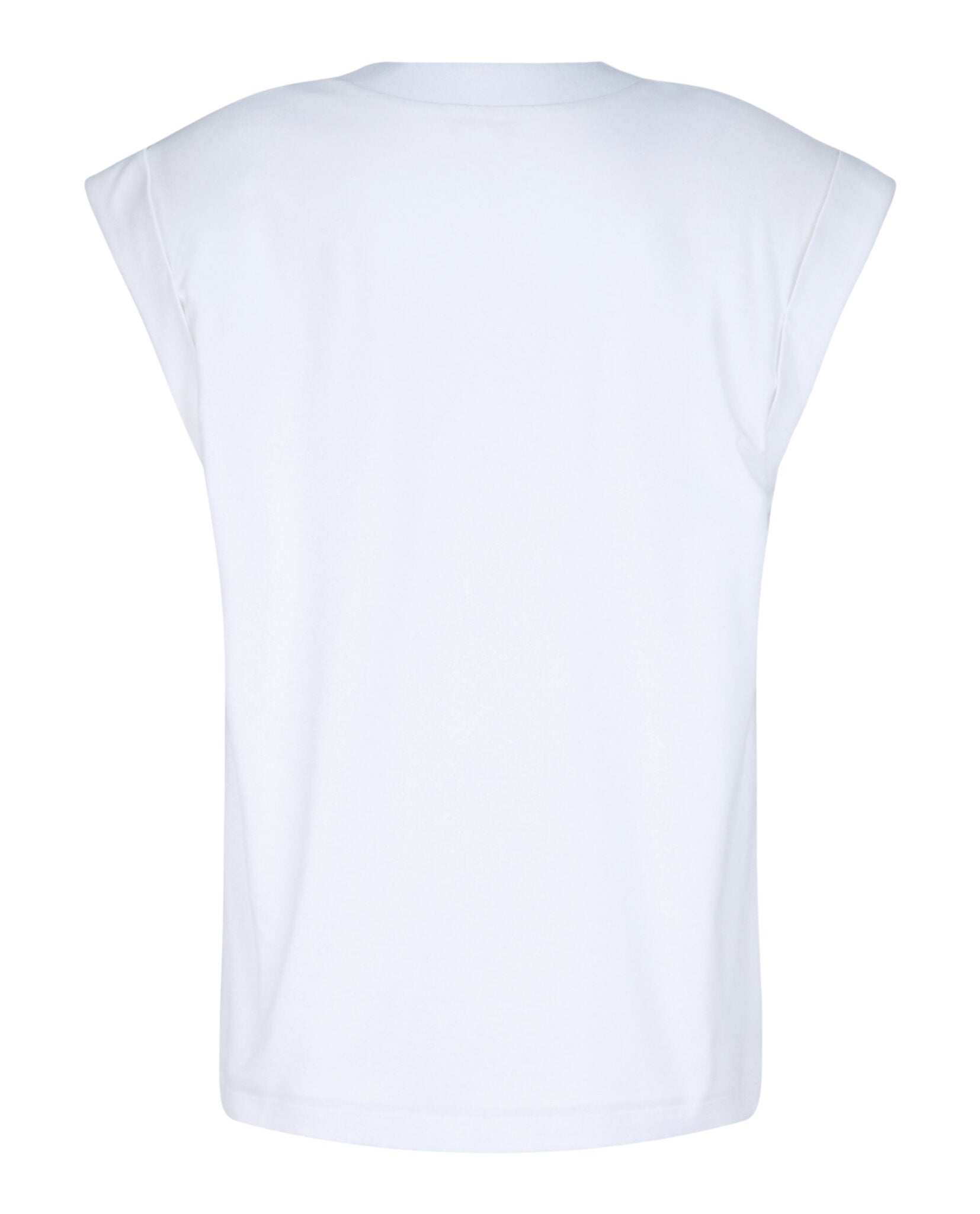 Alexander McQueen Womens Logo Embroidered Cotton T-Shirt