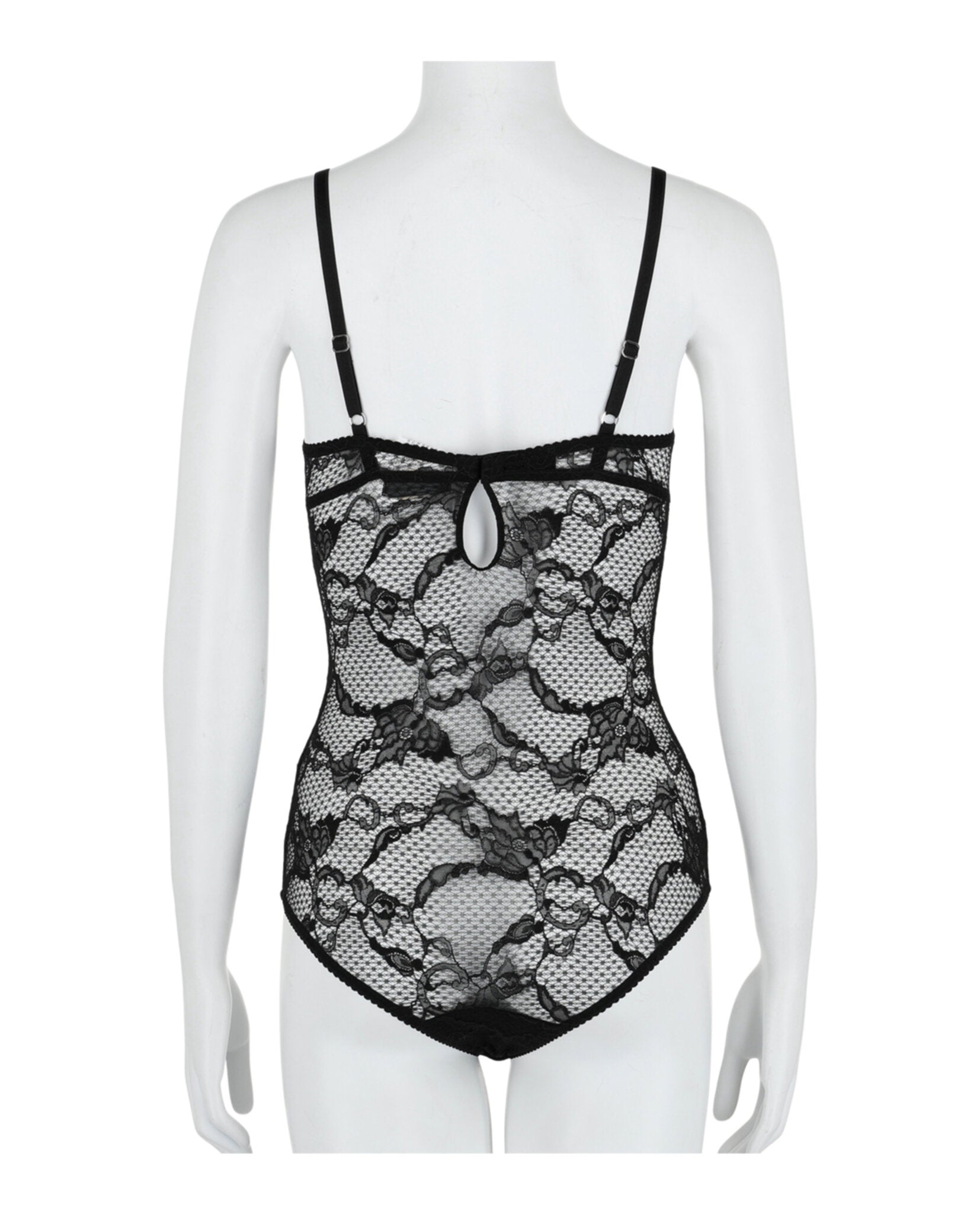 Gucci Womens Lace Bodysuit