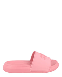 Alexander McQueen Womens Embossed Logo Slides