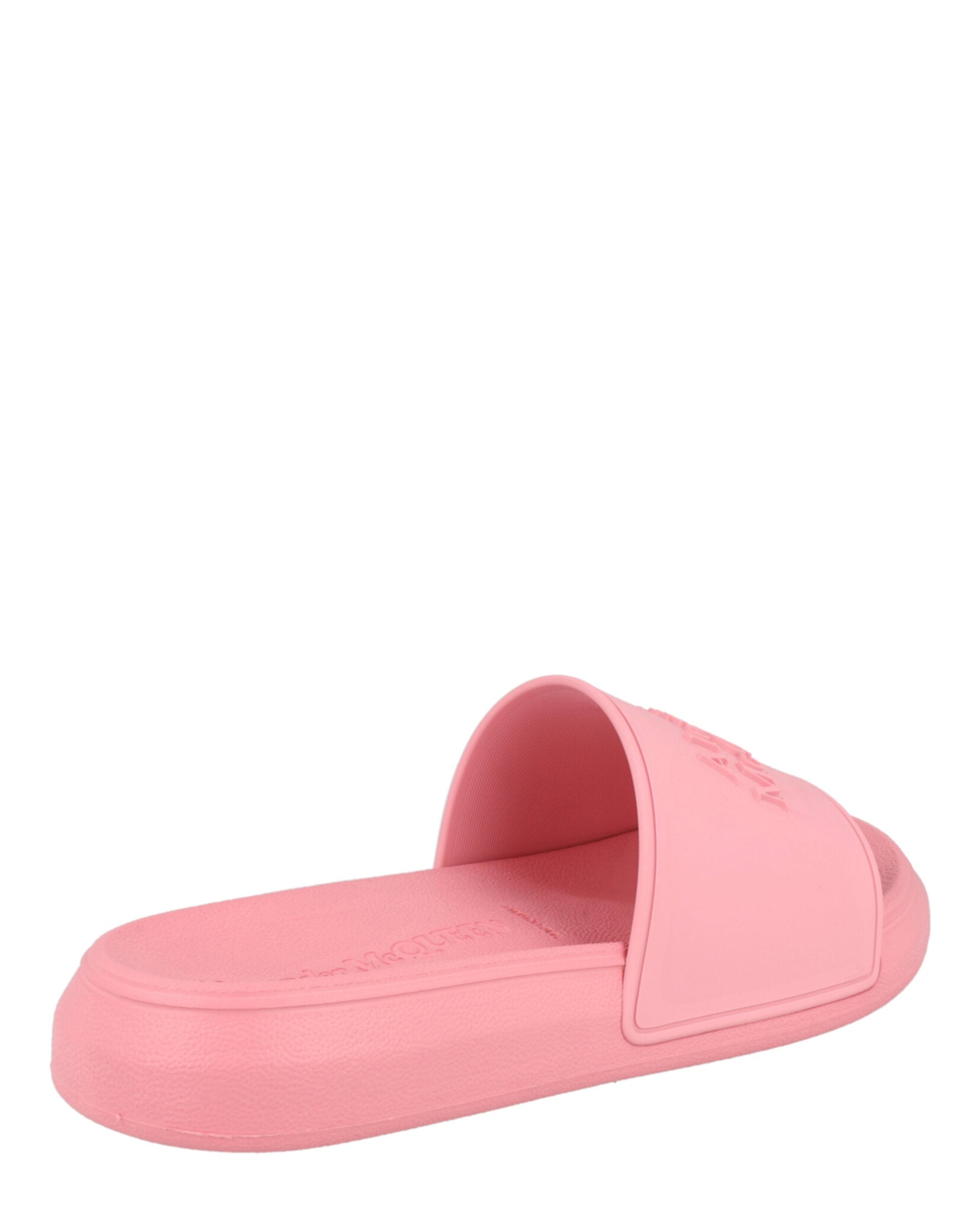 Alexander McQueen Womens Embossed Logo Slides
