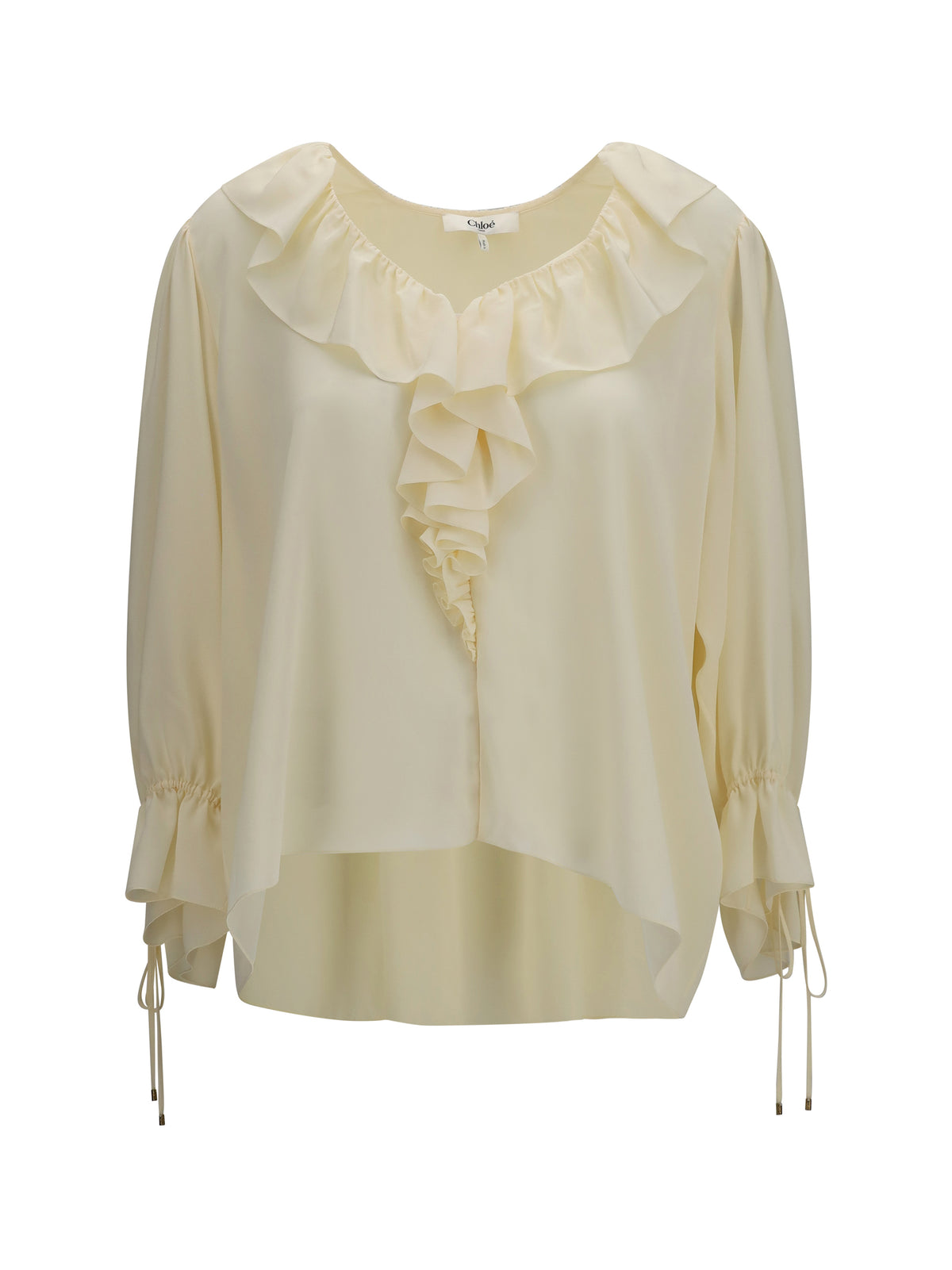 CHLOÉ Chloé Women Ruffled V-Neck Shirt