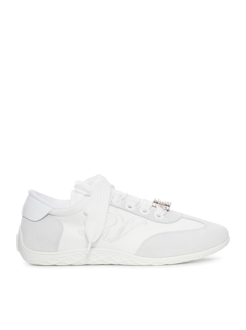Roger Vivier Women Viv Low Suede Sneakers