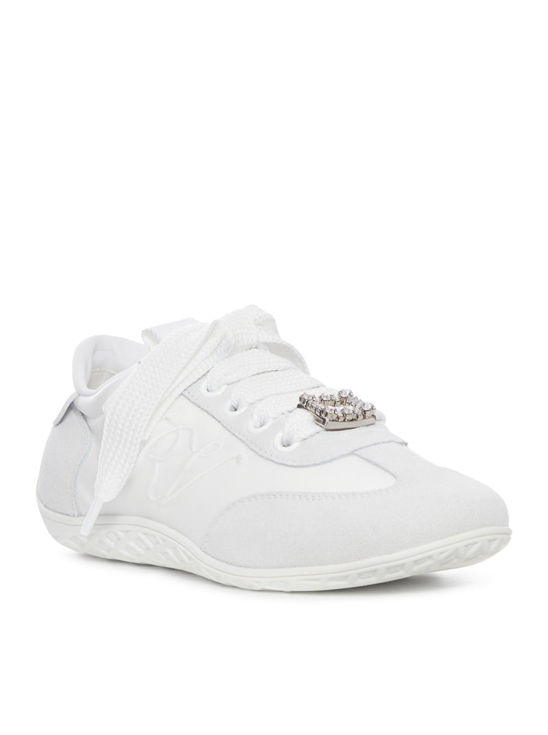 Roger Vivier Women Viv Low Suede Sneakers