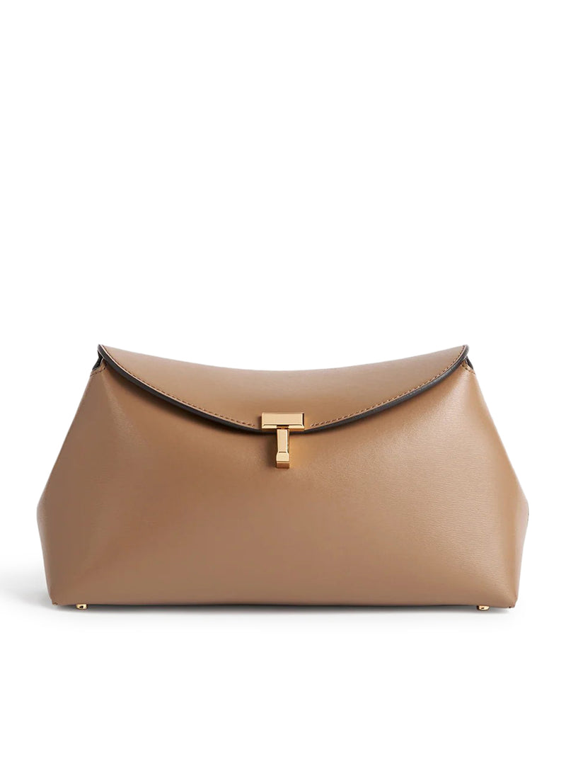 Toteme Toteme Women T-Lock Leather Clutch