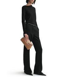 Toteme Toteme Women T-Lock Leather Clutch