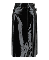 Gucci Womens Vinyl Effect Skirt