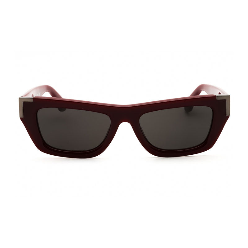 Palm Angels Sunglasses Cat Eye Full Rim, Black Frame and Dark Grey Lens PERI10KMALIBU1007