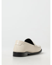 Saint Laurent YSL Leather Loafer Classic Design Women White