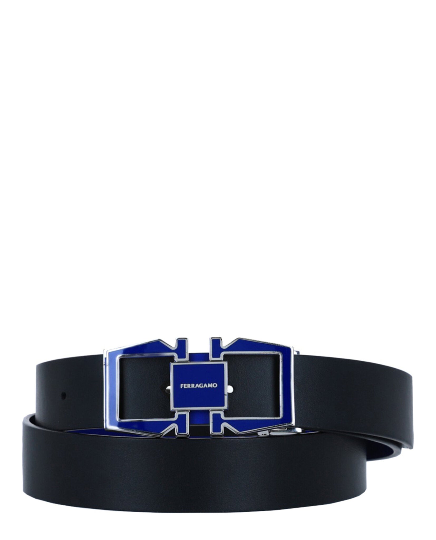 Ferragamo Mens Gancini Logo Belt