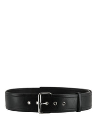 Alexander McQueen Mens Wide Leather Belt