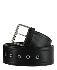 Alexander McQueen Mens Wide Leather Belt