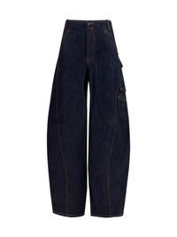 SELF-PORTRAIT Self-Portrait Women Cargo Jeans