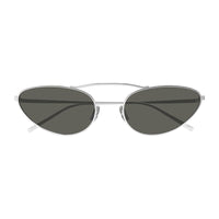 Saint Laurent Saint Laurent Sunglasses Cat Eye Full Rim, Silver Frame and Grey Lens SL538002