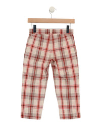 Gucci Unisex-Child Plaid GG Pants