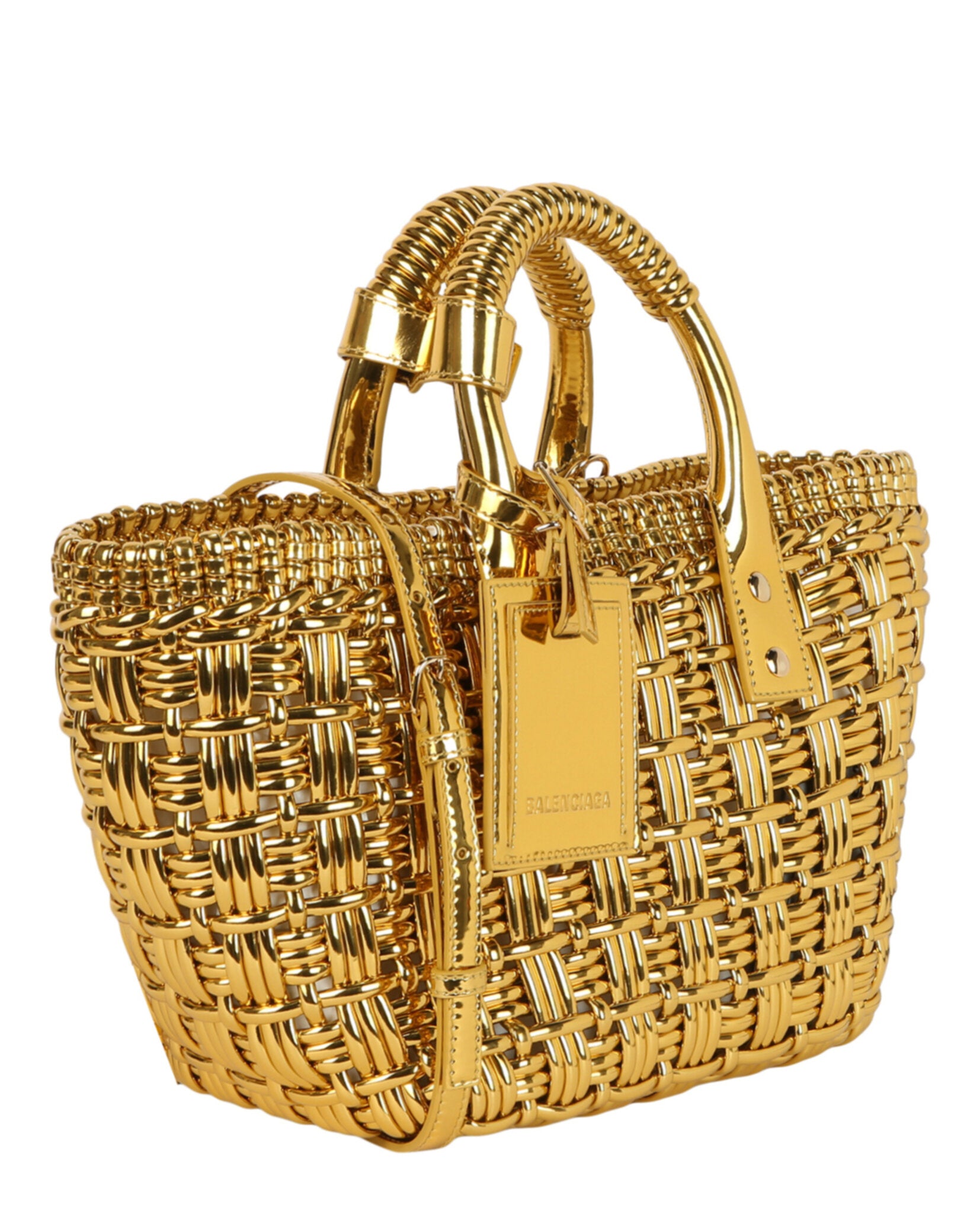 Balenciaga Womens Bistro Xs Basket Top Handle Bag