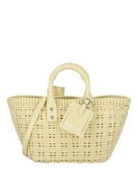 Balenciaga Womens Bistro XS Basket With Strap ONE SIZE Yellow