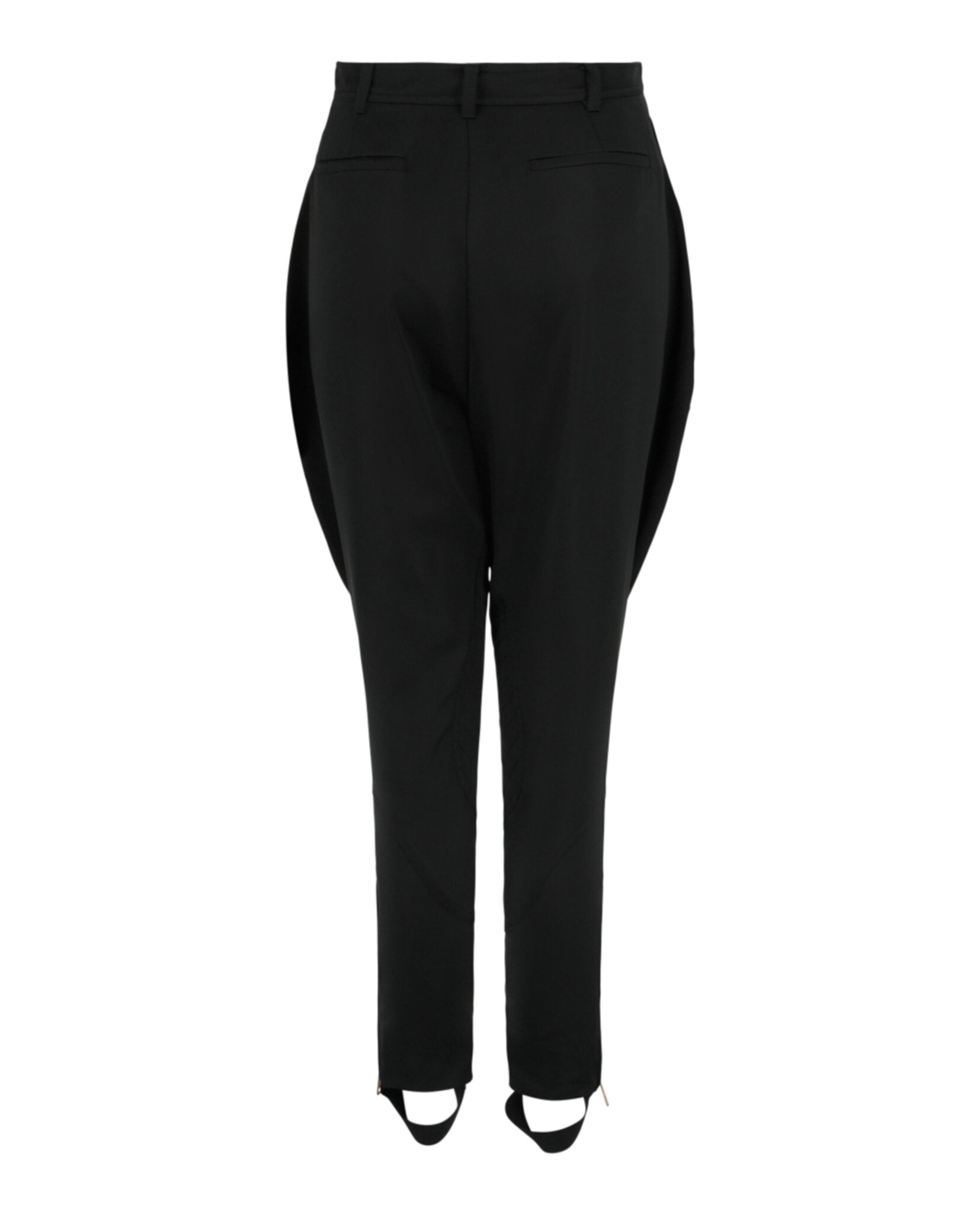 Gucci Womens Satin Stirrup Pants