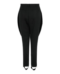 Gucci Womens Satin Stirrup Pants