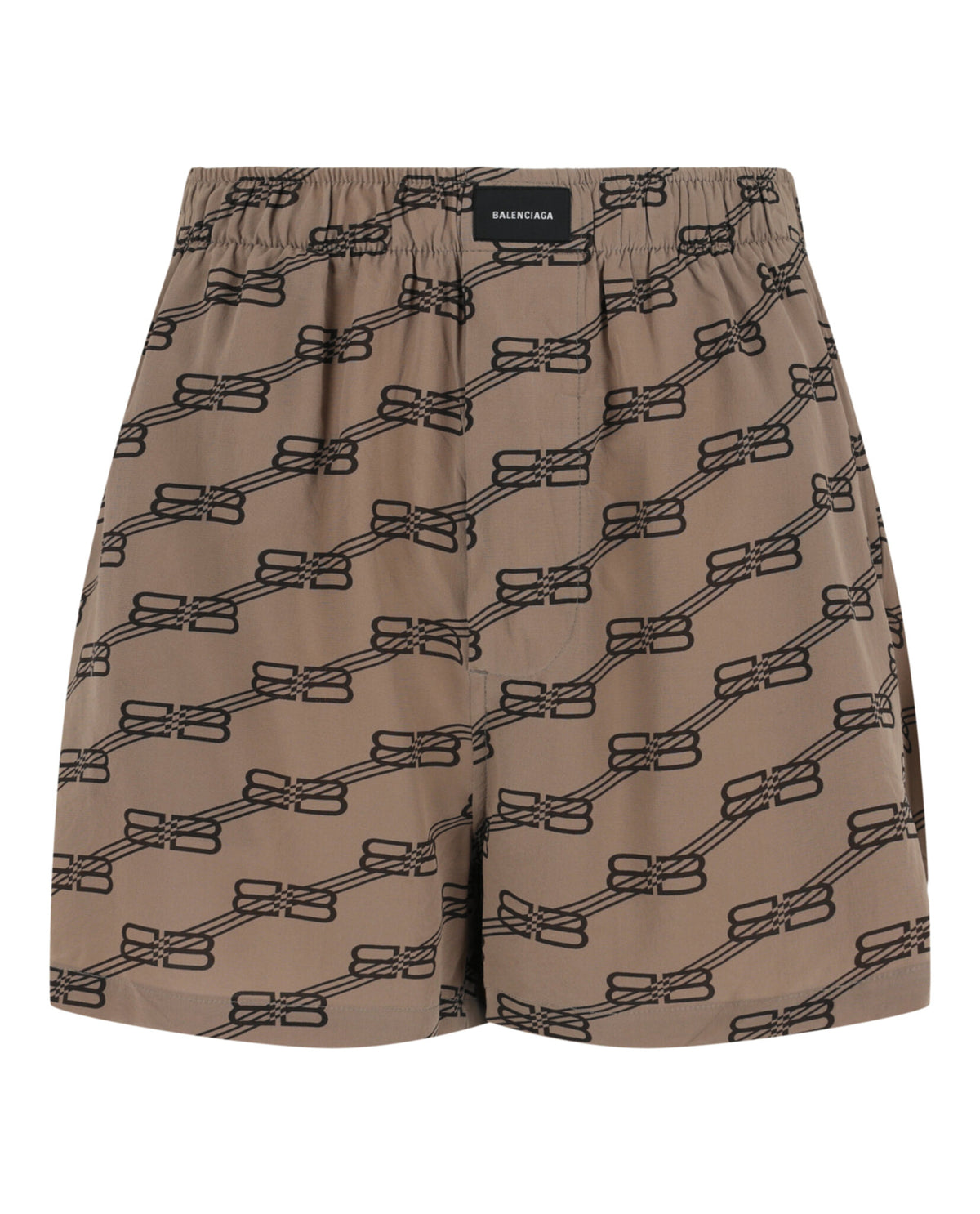 Balenciaga Womens BB Monogram Pajama Shorts