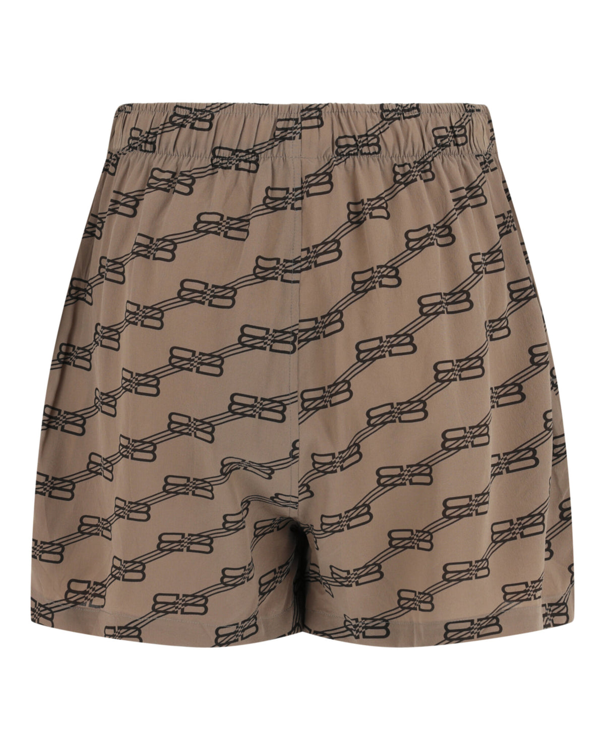 Balenciaga Womens BB Monogram Pajama Shorts