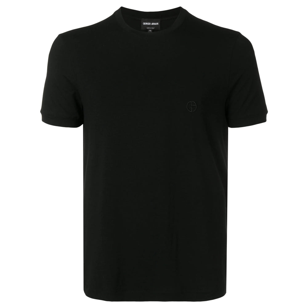 Giorgio Armani Black T-Shirts & Vests - T-Shirts Men