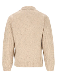Marant Marant Men "Ken-Gb" Melange Polo Sweater