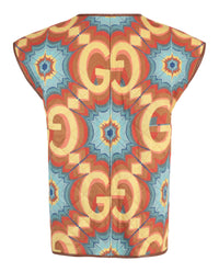 Gucci Mens GG Kaleidoscope Quilted Vest
