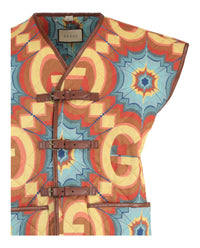 Gucci Mens GG Kaleidoscope Quilted Vest