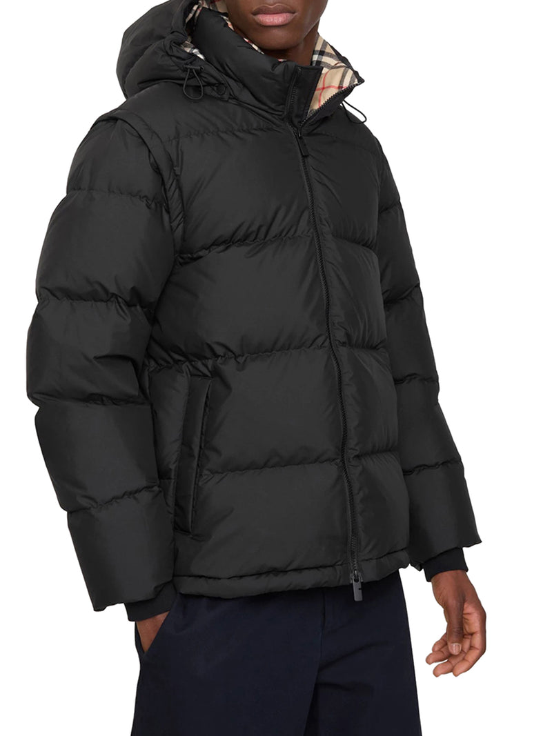 Burberry Men Down Jacket With Detachable Sleeves