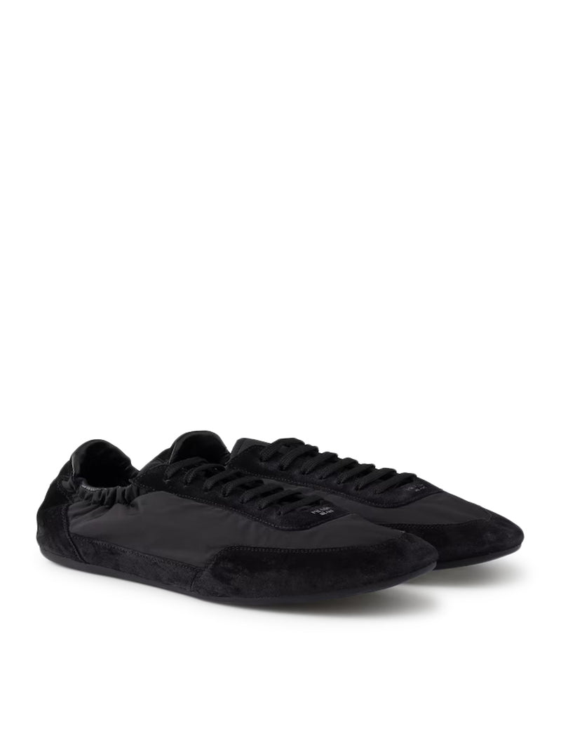 Prada Men Collapse Sneakers In Re-Nylon And Suede