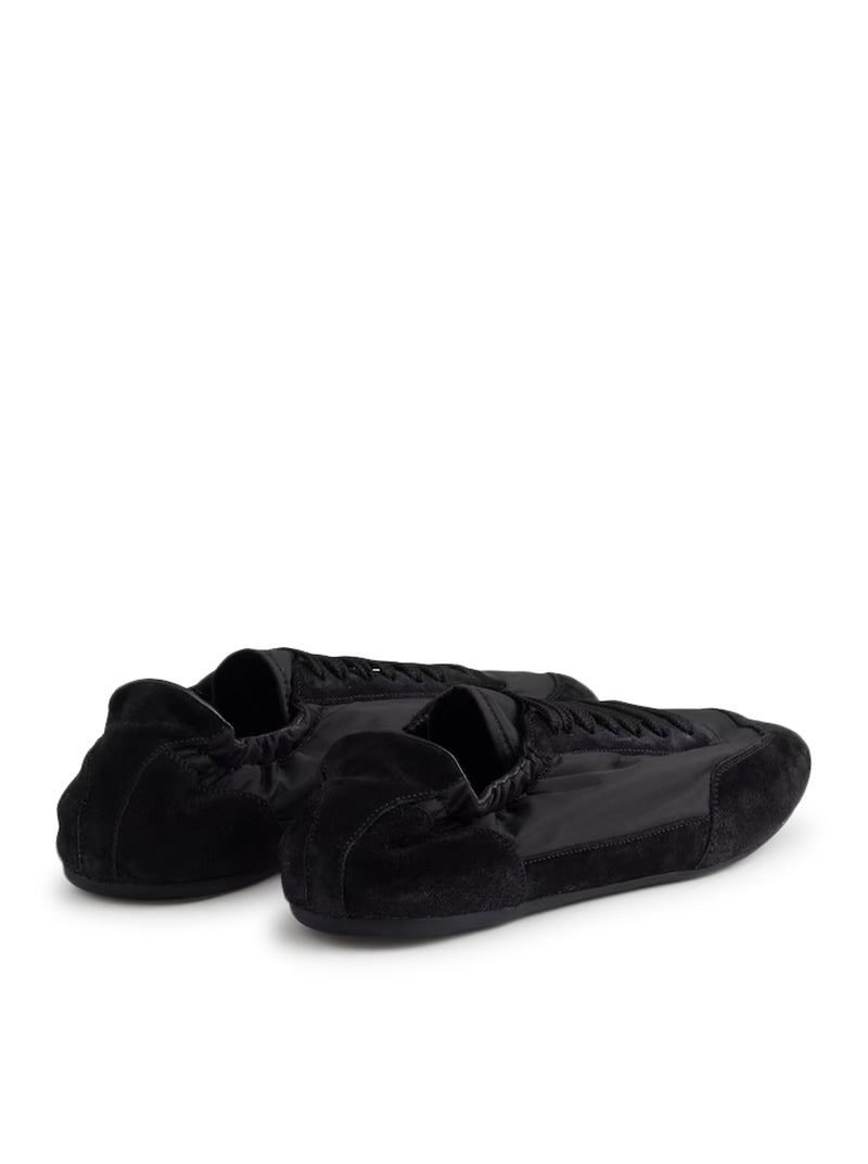 Prada Men Collapse Sneakers In Re-Nylon And Suede