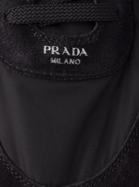 Prada Men Collapse Sneakers In Re-Nylon And Suede