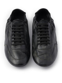Prada Men Collapse Leather Sneakers