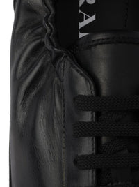 Prada Men Collapse Leather Sneakers