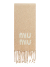 Miu Miu Miu Miu Women Scarf With Logo