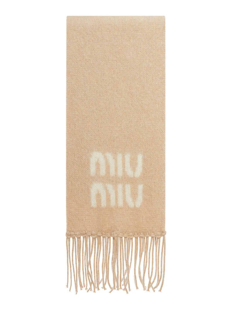 Miu Miu Miu Miu Women Scarf With Logo