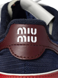 Miu Miu Miu Miu Women Gymnasium Sneakers In Technical Fabric And Suede