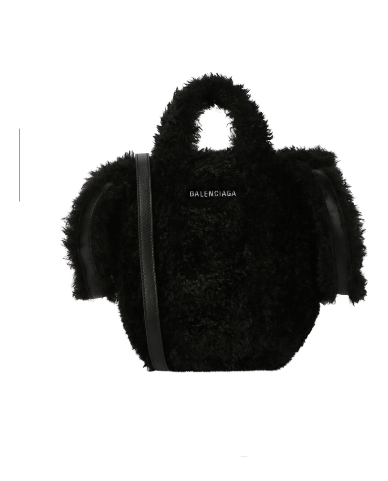 Balenciaga Womens Everyday 2.0 Xs North-South Faux-Fur Tote – Bluefly