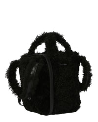 Balenciaga Womens Everyday 2.0 Xs North-South Faux-Fur Tote