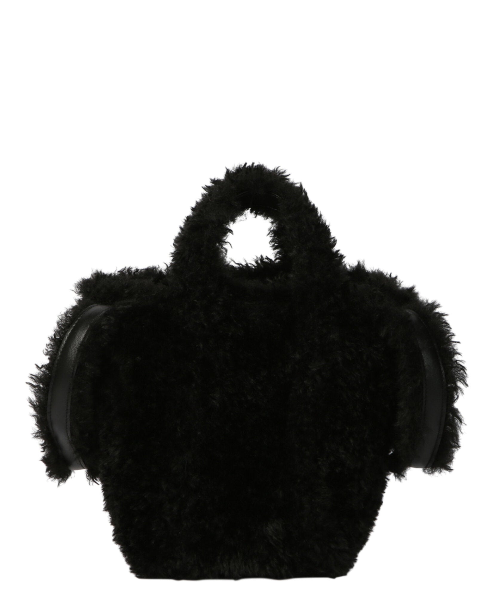 Balenciaga Womens Everyday 2.0 Xs North-South Faux-Fur Tote