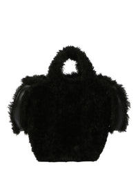 Balenciaga Womens Everyday 2.0 Xs North-South Faux-Fur Tote