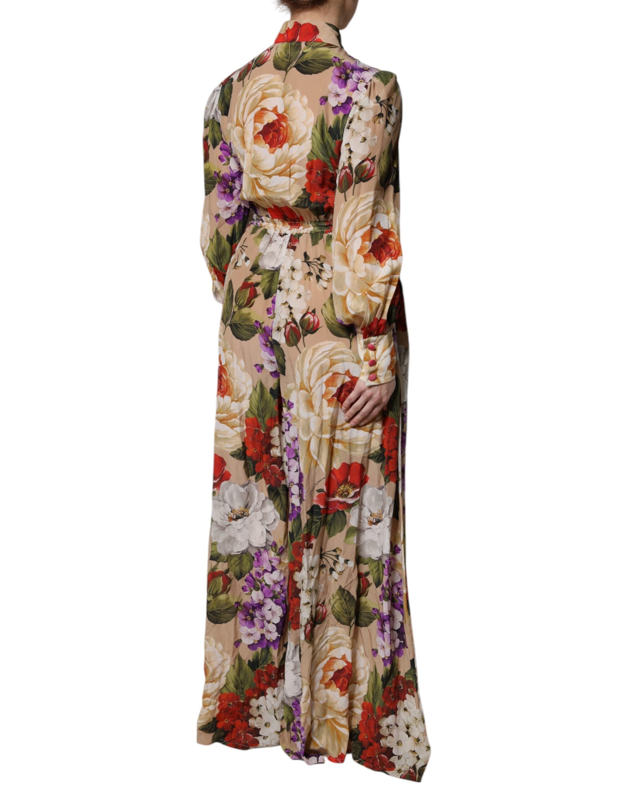 Dolce & Gabbana Dolce & Gabbana Multicolor Floral Wide Leg Jumpsuit Women's Dress