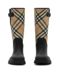 Burberry Women Marsh Stamp High Rubber Boots