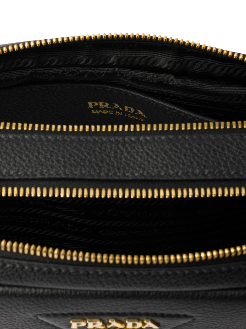 Prada Women Small Leather Shoulder Bag