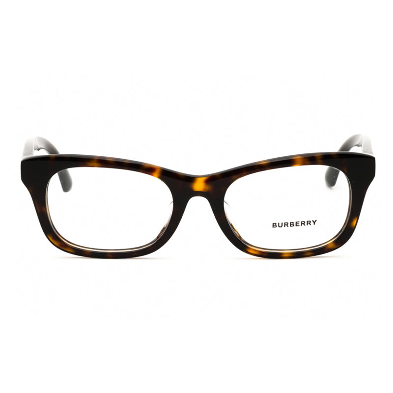 Burberry Eyeglasses Rectangle Full Rim, Black Frame and Clear Demo Lenses Lens BE2422F3001